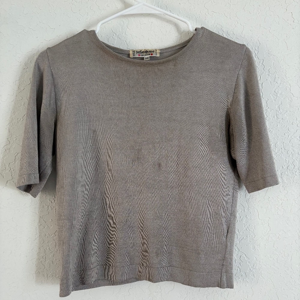 VINTAGE Yves Saint Laurent Rive Gauche top